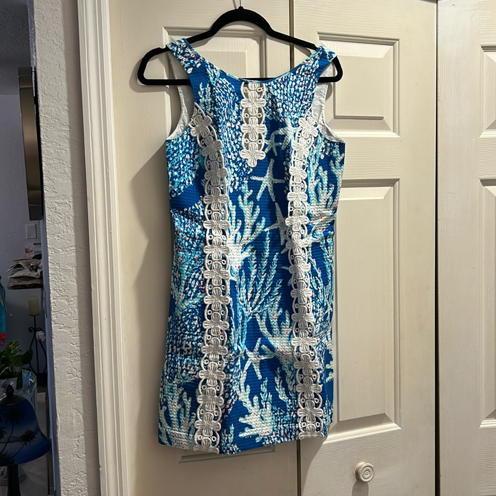 Lily Pulitzer starfish pattern dress.